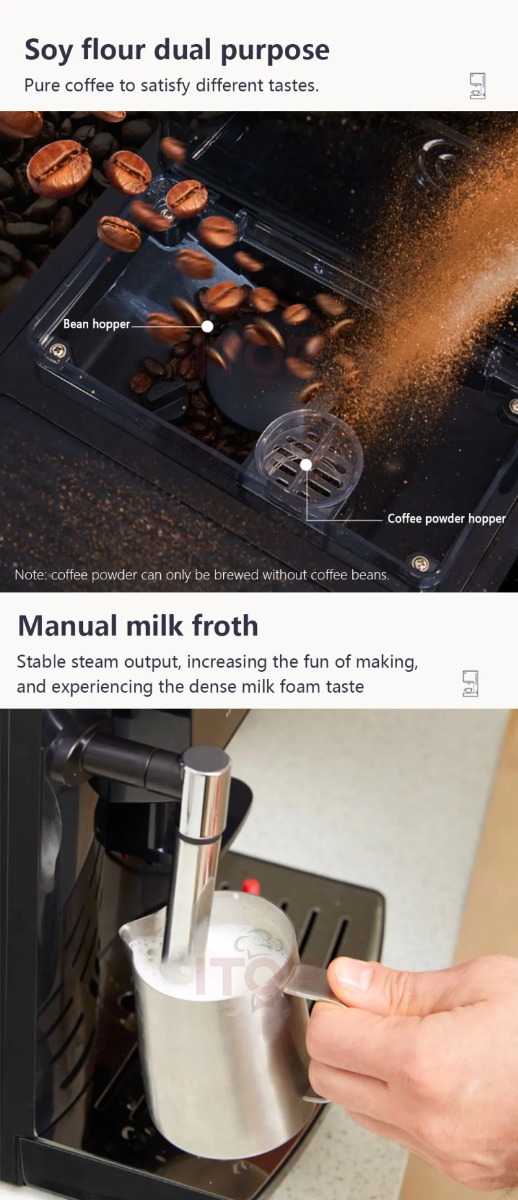Voll automatische 19 bar Kaffee maschine