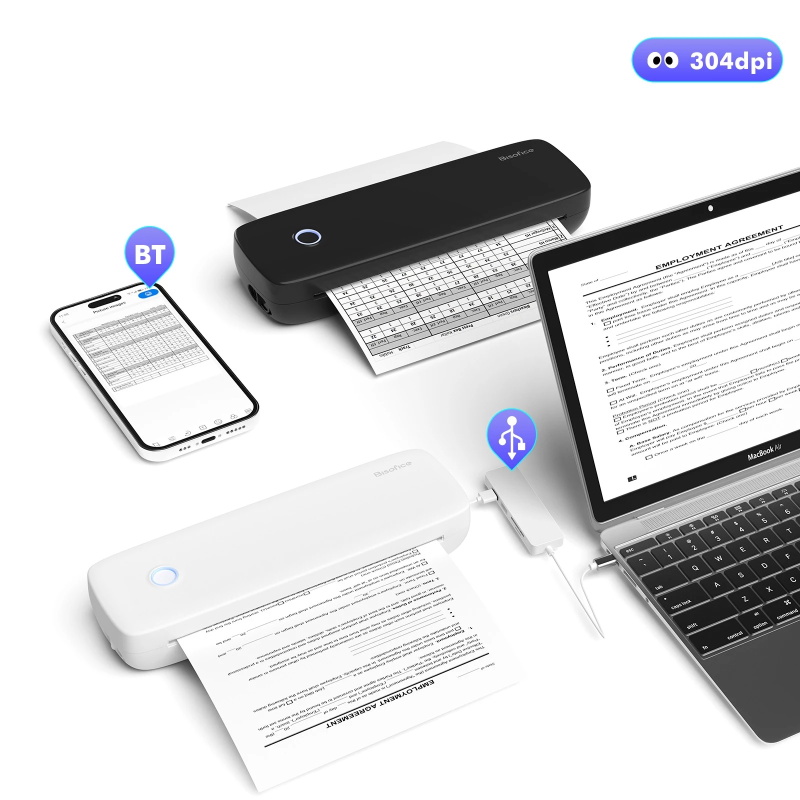 portable thermal transfer printer wireless