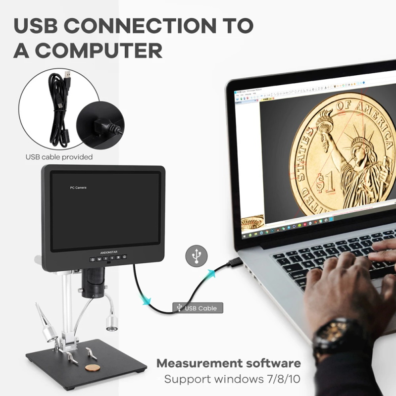 HDMI USB digital microscope
