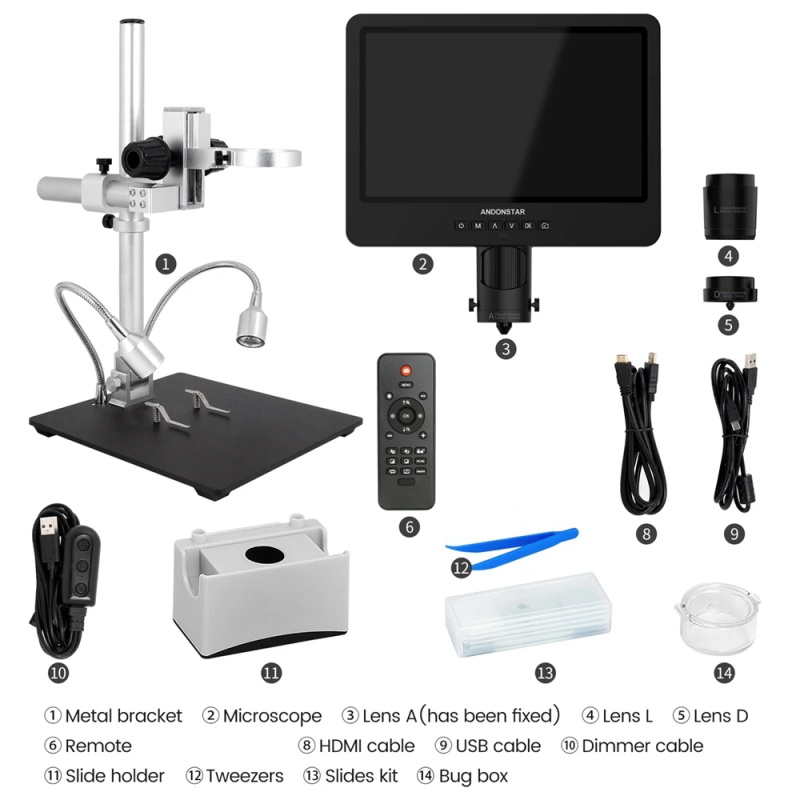 HDMI USB digital microscope