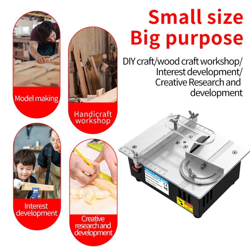 Mini multifunctional table saw