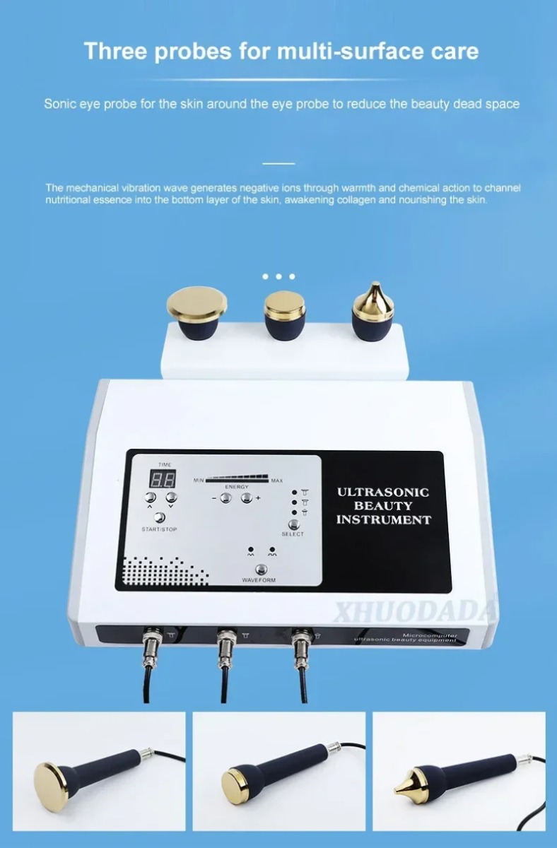3 in 1 Ultraschall Gesichts gerät Muskels timulator