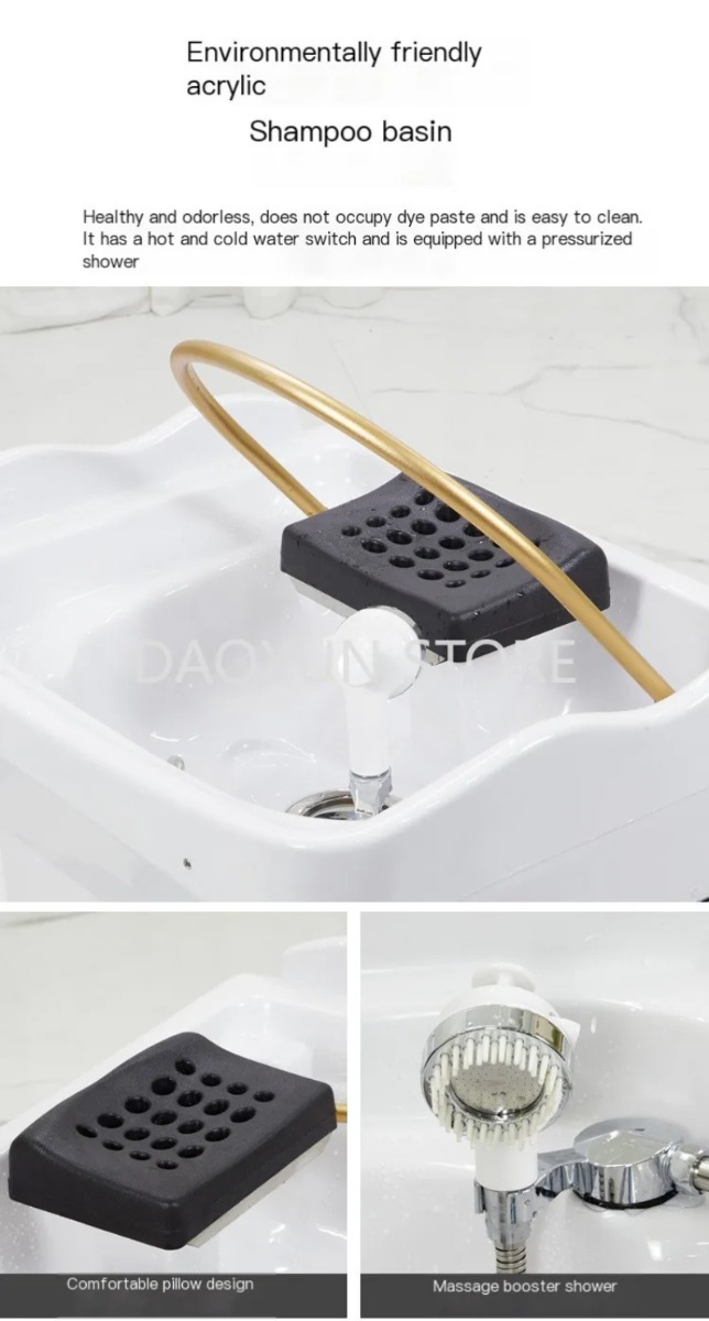 Water circulation shampoo chair
