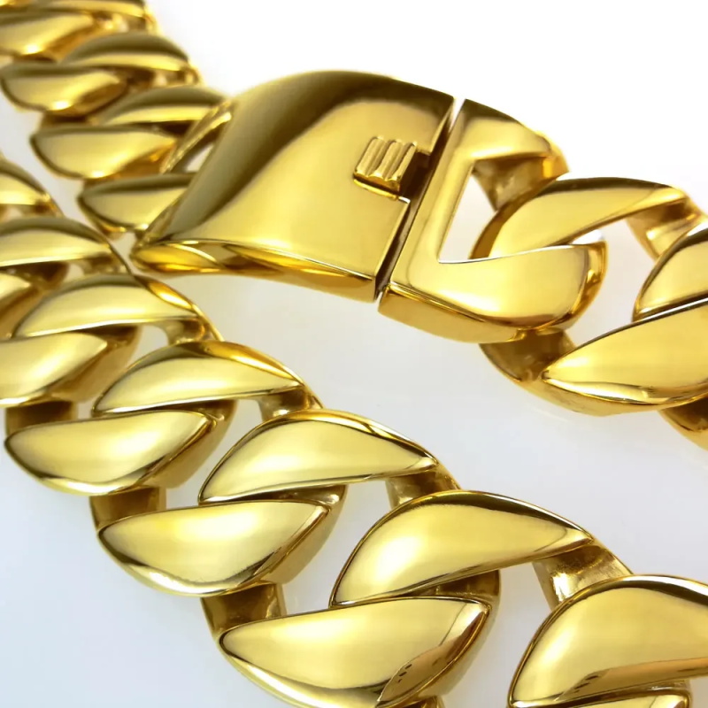 Gold colored 316l stainless steel