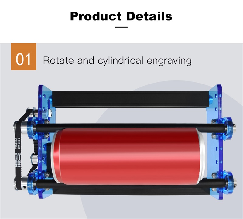 Module de gravure à rouleaux rotatifs 3D Twotrees