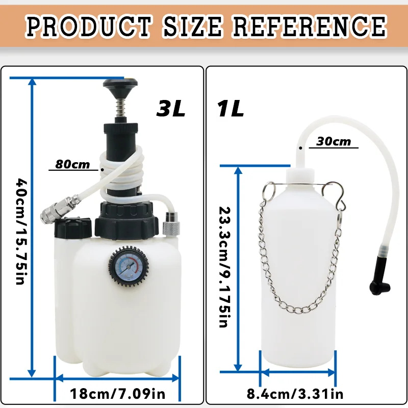 Brake bleeding device overpressure