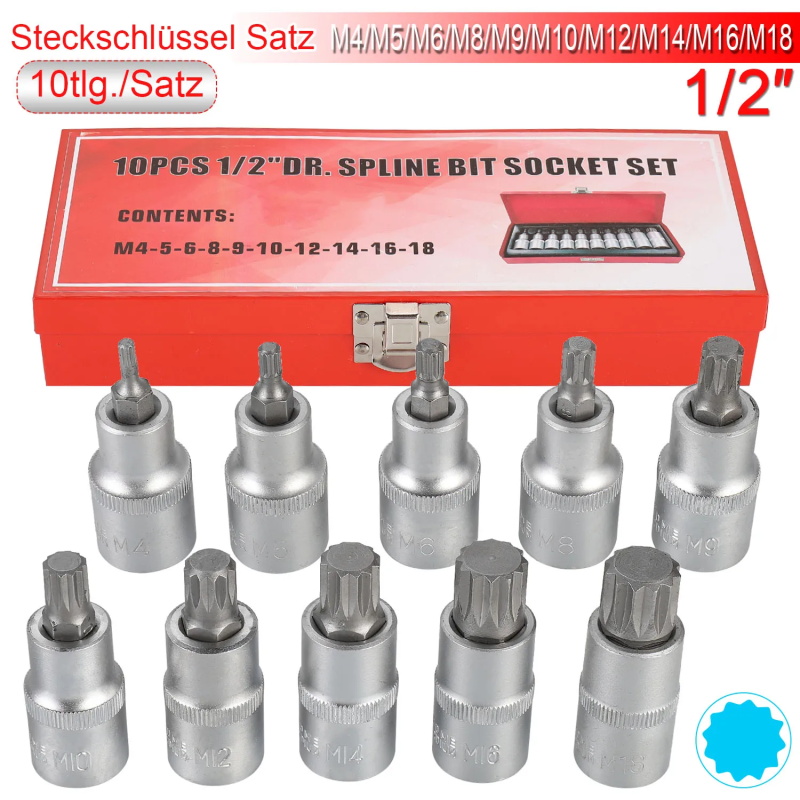 Vielzahn Steckschlüsselsatz